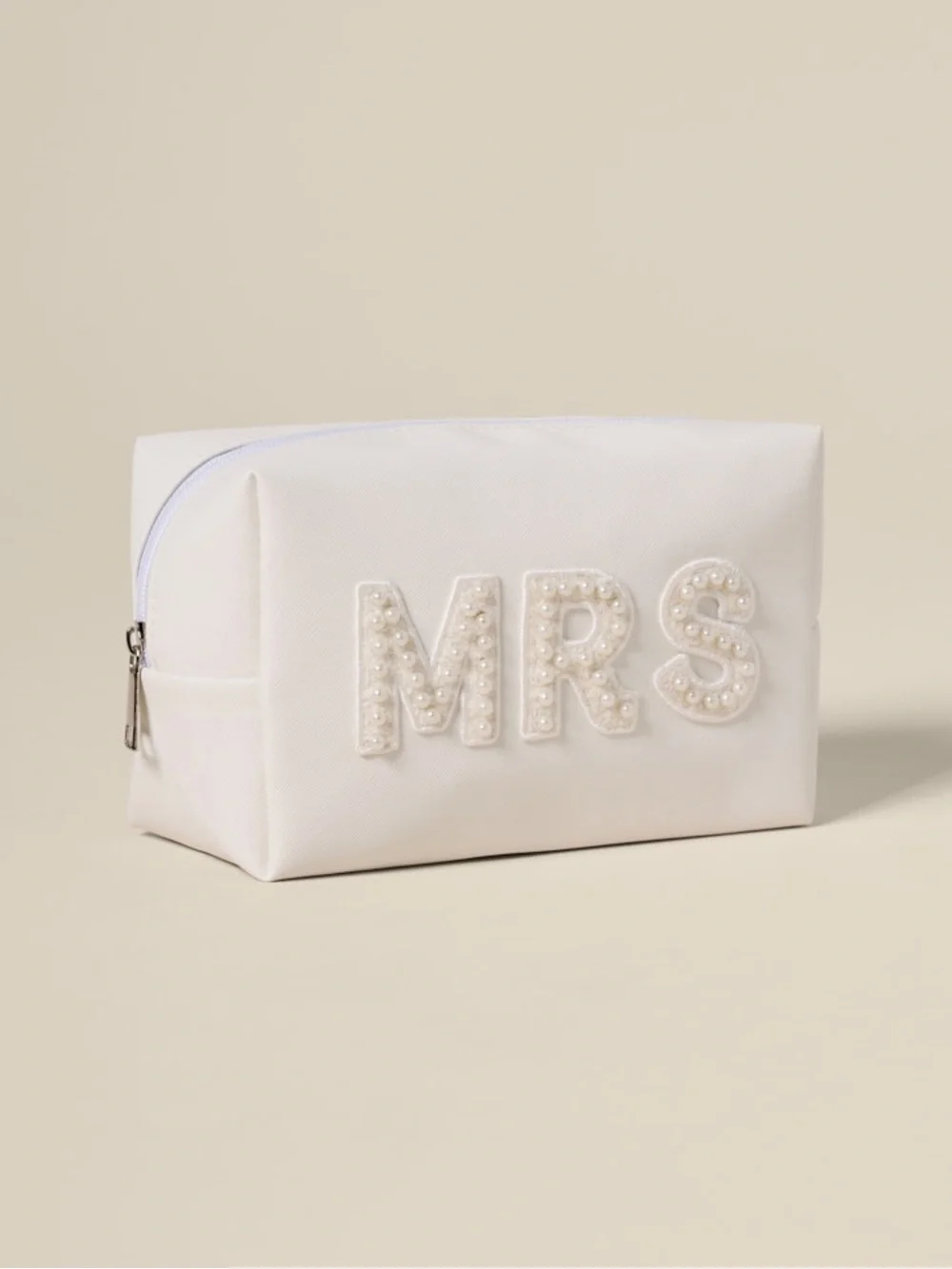 NWT Francesca’s Mrs Pearl Cosmetic Bag
